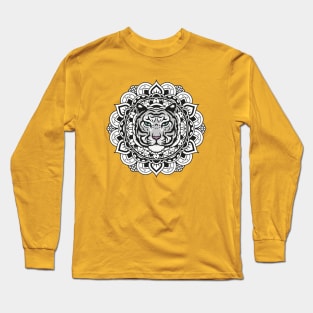 Tigers Mandala Logo Long Sleeve T-Shirt